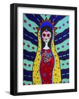 Virgin Guadalupe Dia De Los Muertos-Prisarts-Framed Giclee Print