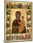 Virgin Hodegetria Icon of Smolensk, c.1450-null-Mounted Giclee Print