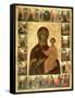 Virgin Hodegetria Icon of Smolensk, c.1450-null-Framed Stretched Canvas