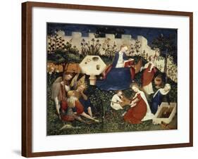 Virgin in Garden of Paradise, Circa 1420-Harold Copping-Framed Giclee Print