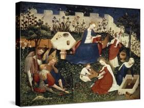 Virgin in Garden of Paradise, Circa 1420-Harold Copping-Stretched Canvas