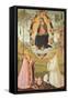 Virgin in Glory with St. Gregory and St. Benedict-Bernardino di Betto Pinturicchio-Framed Stretched Canvas