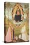 Virgin in Glory with St. Gregory and St. Benedict-Bernardino di Betto Pinturicchio-Stretched Canvas