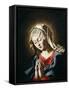 Virgin in Prayer-Giovanni Battista Salvi da Sassoferrato-Framed Stretched Canvas