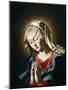 Virgin in Prayer-Giovanni Battista Salvi da Sassoferrato-Mounted Premium Giclee Print