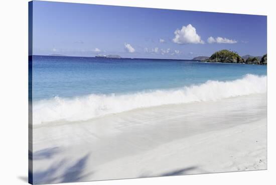 Virgin Island Beach Scenic-George Oze-Stretched Canvas