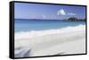 Virgin Island Beach Scenic-George Oze-Framed Stretched Canvas