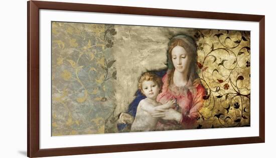 Virgin Mary (After Bronzino)-Simon Roux-Framed Art Print