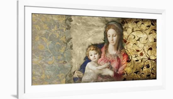 Virgin Mary (After Bronzino)-Simon Roux-Framed Art Print