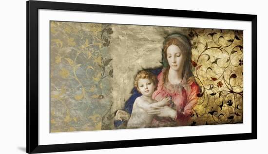 Virgin Mary (After Bronzino)-Simon Roux-Framed Art Print