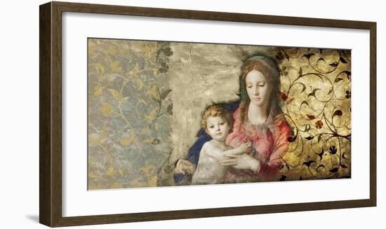 Virgin Mary (After Bronzino)-Simon Roux-Framed Art Print