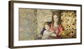 Virgin Mary (After Bronzino)-Simon Roux-Framed Art Print