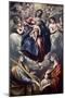 Virgin Mary and Child with St. Agnes and St. Martina, 1597-159-El Greco-Mounted Giclee Print