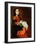 Virgin Mary as a Child-Francisco de Zurbaran-Framed Giclee Print