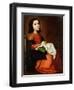 Virgin Mary as a Child-Francisco de Zurbaran-Framed Giclee Print