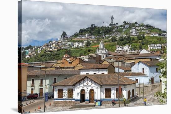 Virgin Mary De Quito Statue, El Panecillo Hill, Quito, Pichincha Province, Ecuador, South America-Gabrielle and Michael Therin-Weise-Stretched Canvas