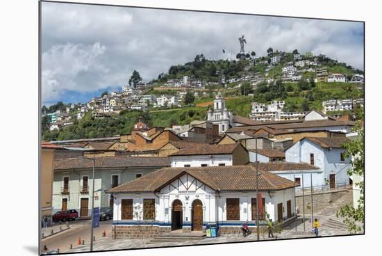 Virgin Mary De Quito Statue, El Panecillo Hill, Quito, Pichincha Province, Ecuador, South America-Gabrielle and Michael Therin-Weise-Mounted Photographic Print