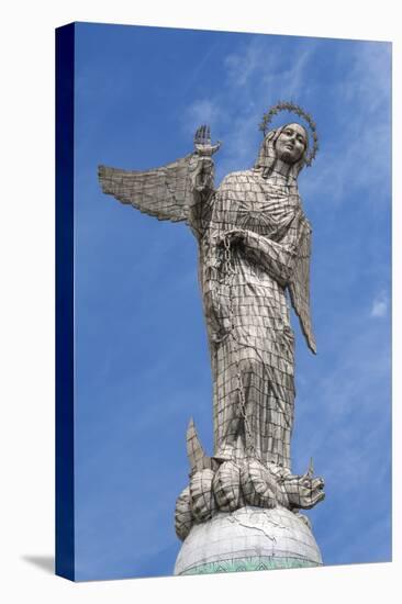 Virgin Mary De Quito Statue, El Panecillo Hill, Quito, Pichincha Province, Ecuador, South America-Gabrielle and Michael Therin-Weise-Stretched Canvas