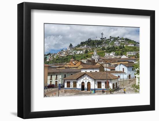 Virgin Mary De Quito Statue, El Panecillo Hill, Quito, Pichincha Province, Ecuador, South America-Gabrielle and Michael Therin-Weise-Framed Photographic Print