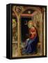 Virgin Mary, from the Annunciation, C. 1440, Altarpiece from Convent of Montecarlo (Detail)-Fra Angelico-Framed Stretched Canvas