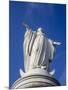 Virgin Mary Statue at Cerro San Cristobal, Santiago, Chile, South America-Yadid Levy-Mounted Photographic Print