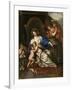 Virgin Mary with Child and John the Baptist as a Little Boy-Joachim Von Sandrart-Framed Giclee Print