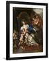 Virgin Mary with Child and John the Baptist as a Little Boy-Joachim Von Sandrart-Framed Giclee Print