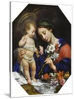 Virgin Mary with the Infant Christ, 1649-Carlo Dolci-Stretched Canvas