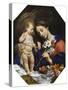 Virgin Mary with the Infant Christ, 1649-Carlo Dolci-Stretched Canvas