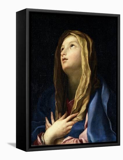 Virgin Mary-Carlo Cignani-Framed Stretched Canvas