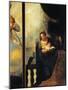 Virgin of Annunciation, Detail from Annunciation-Andrea Schiavone-Mounted Giclee Print