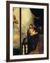 Virgin of Annunciation, Detail from Annunciation-Andrea Schiavone-Framed Giclee Print