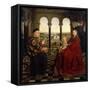 Virgin of Autun (Madonna of Chancellor Rolin)-Jan van Eyck-Framed Stretched Canvas