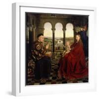 Virgin of Autun (Madonna of Chancellor Rolin)-Jan van Eyck-Framed Giclee Print