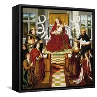 Virgin of Catholic Monarchs, 1490-1495-Fernando Gallego-Framed Stretched Canvas