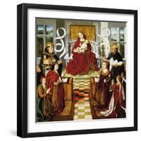 Virgin of Catholic Monarchs, 1490-1495-Fernando Gallego-Framed Giclee Print