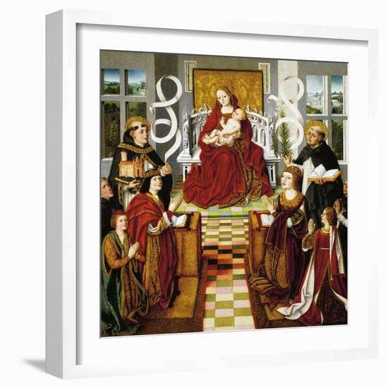 Virgin of Catholic Monarchs, 1490-1495-Fernando Gallego-Framed Giclee Print