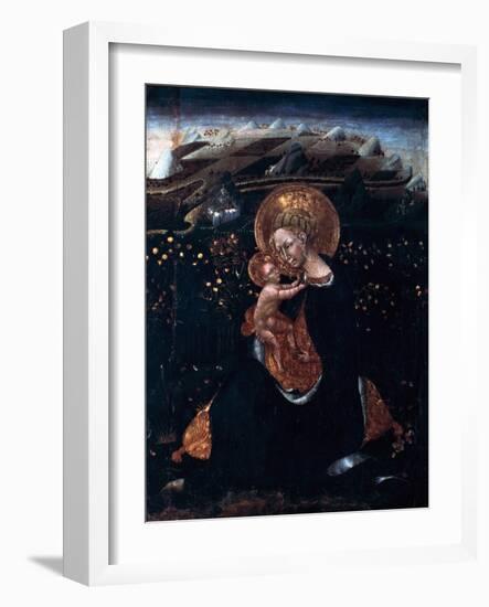 Virgin of Humility, 15th Century-Giovanni di Paolo-Framed Giclee Print