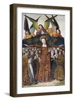 Virgin of Mercy-Master of Santa Maria Del Campo-Framed Art Print