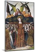 Virgin of Mercy-Master of Santa Maria Del Campo-Mounted Art Print