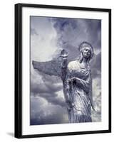 Virgin of Quito Statue on Panecillo Hill Overlooking Quito, Ecuador-Jim Zuckerman-Framed Photographic Print