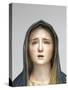 Virgin of Sorrows Mater Dolorosa (Polychromed Wood, Glass & Animal Hair)-Pedro De Mena-Stretched Canvas