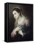 Virgin of the Annunciation-Bartolome Esteban Murillo-Framed Stretched Canvas