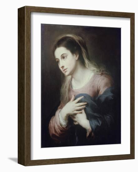 Virgin of the Annunciation-Bartolome Esteban Murillo-Framed Giclee Print