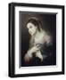 Virgin of the Annunciation-Bartolome Esteban Murillo-Framed Giclee Print