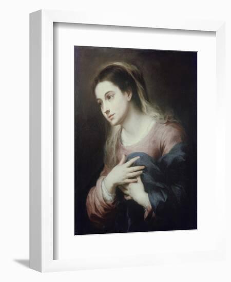 Virgin of the Annunciation-Bartolome Esteban Murillo-Framed Giclee Print