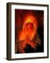 Virgin of the Burning Forests. 2022, (digital)-Trygve Skogrand-Framed Giclee Print