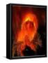 Virgin of the Burning Forests. 2022, (digital)-Trygve Skogrand-Framed Stretched Canvas