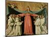 Virgin of the Misericordia Sheltering the Carthusians, circa 1629-Francisco de Zurbarán-Mounted Giclee Print