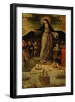 Virgin of the Navigators, Altarpiece (Central Panel)-Alejo Fernandez-Framed Giclee Print